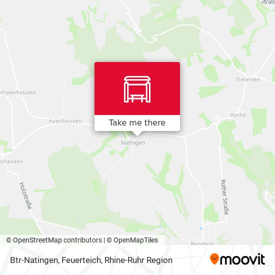Карта Btr-Natingen, Feuerteich