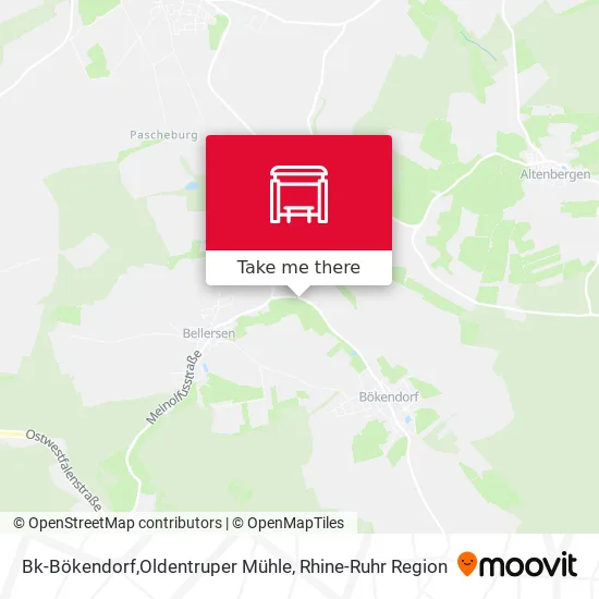 Карта Bk-Bökendorf,Oldentruper Mühle