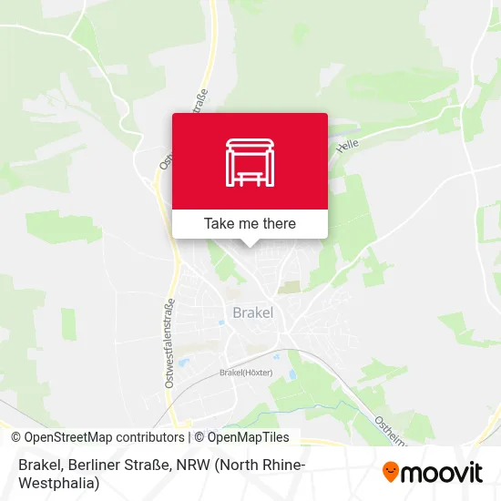 Brakel, Berliner Straße map
