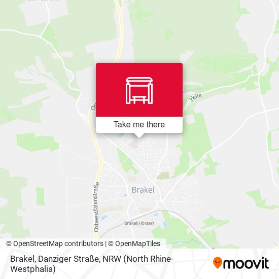 Brakel, Danziger Straße map