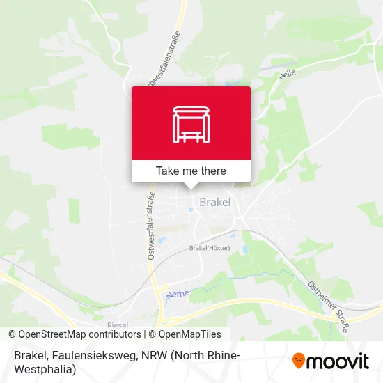 Brakel, Faulensieksweg map