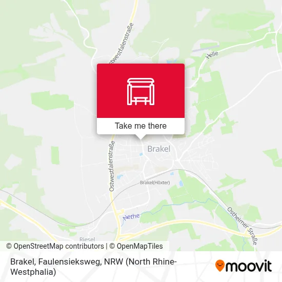Brakel, Faulensieksweg map
