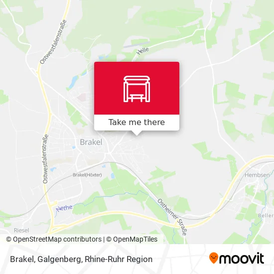 Карта Brakel, Galgenberg