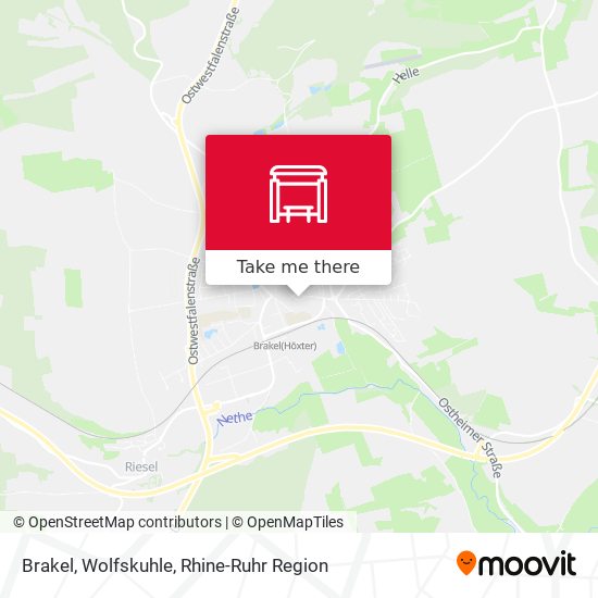 Карта Brakel, Wolfskuhle