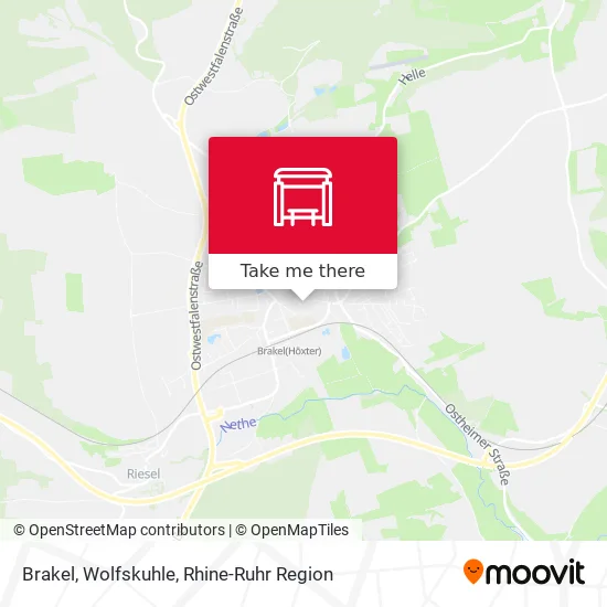 Карта Brakel, Wolfskuhle