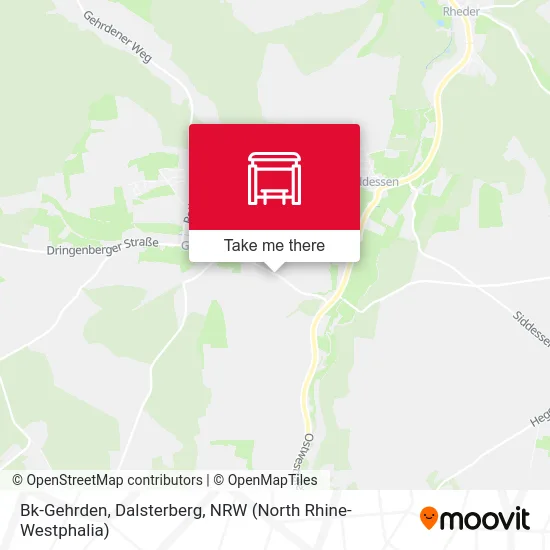 Bk-Gehrden, Dalsterberg map