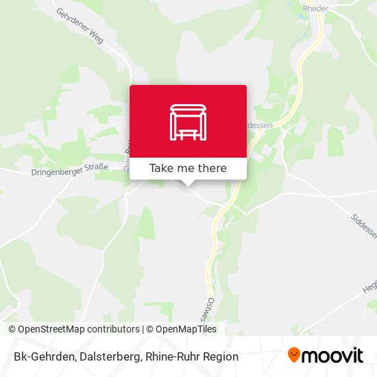 Bk-Gehrden, Dalsterberg map