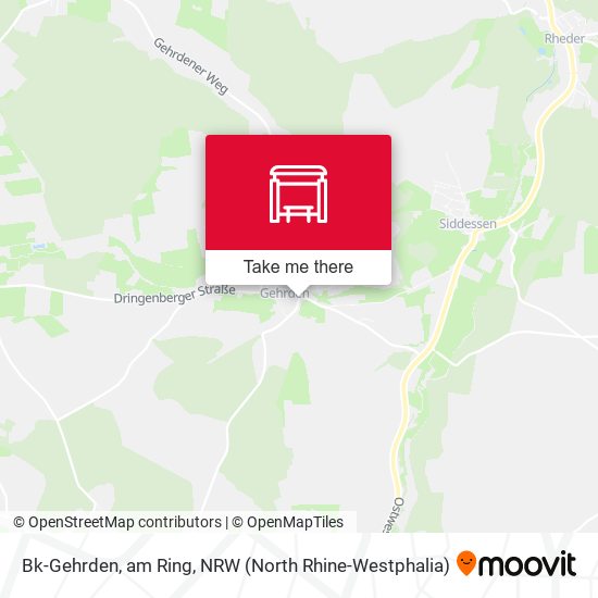 Карта Bk-Gehrden, am Ring