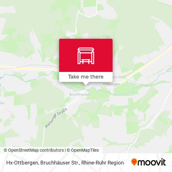 Hx-Ottbergen, Bruchhäuser Str. map