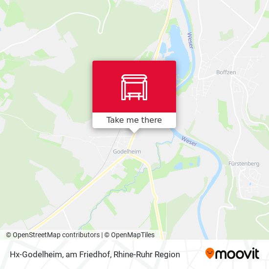 Hx-Godelheim, am Friedhof map
