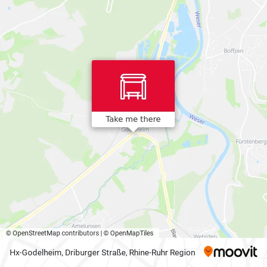 Карта Hx-Godelheim, Driburger Straße
