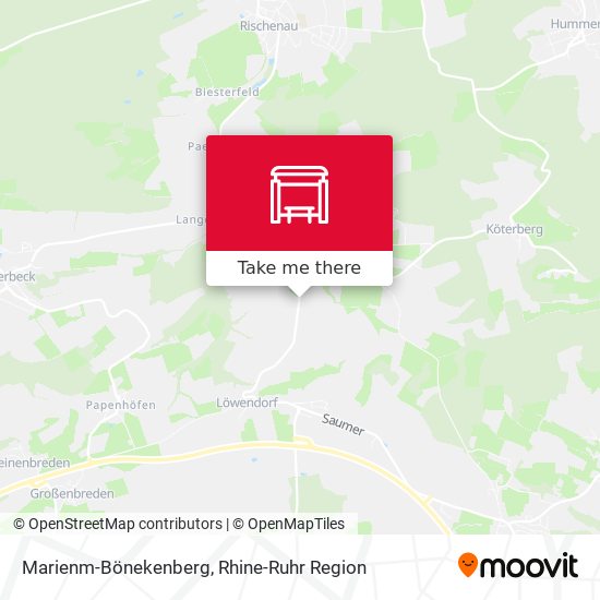 Marienm-Bönekenberg map