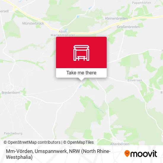 Карта Mm-Vörden, Umspannwerk