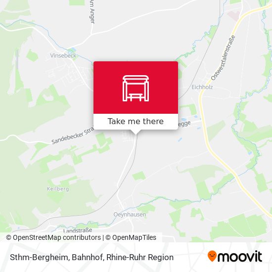 Sthm-Bergheim, Bahnhof map