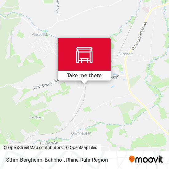 Sthm-Bergheim, Bahnhof map
