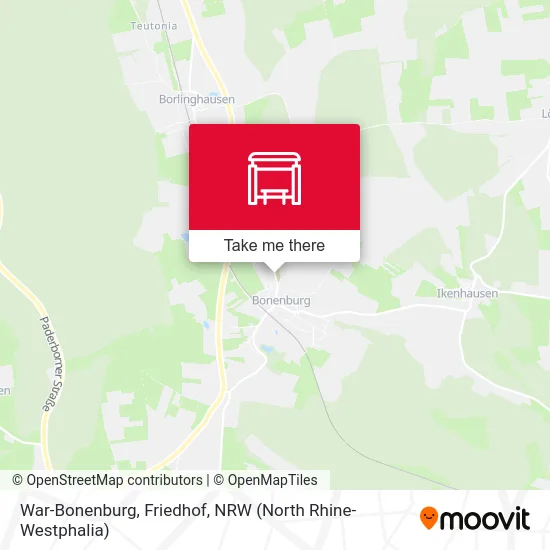 War-Bonenburg, Friedhof map