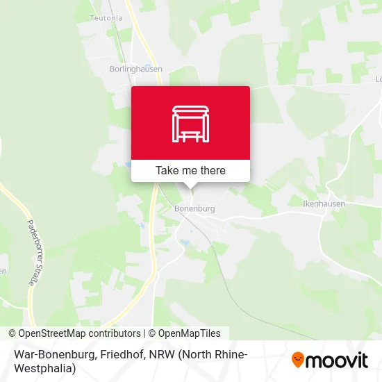 War-Bonenburg, Friedhof map