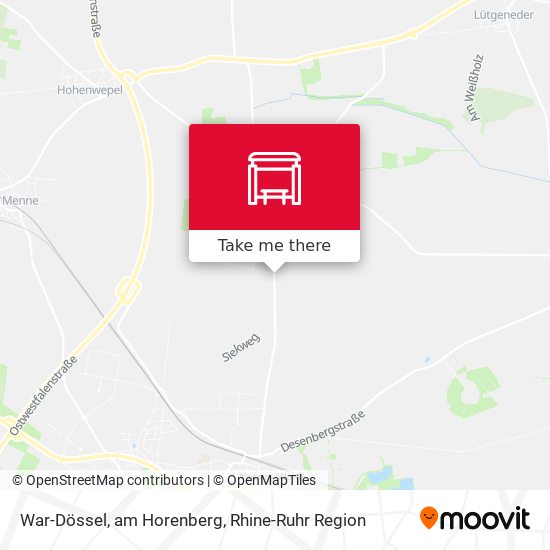 War-Dössel, am Horenberg map