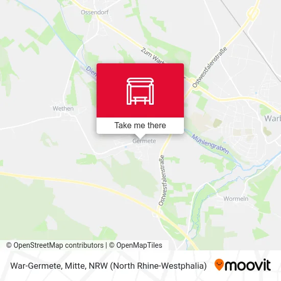 War-Germete, Mitte map