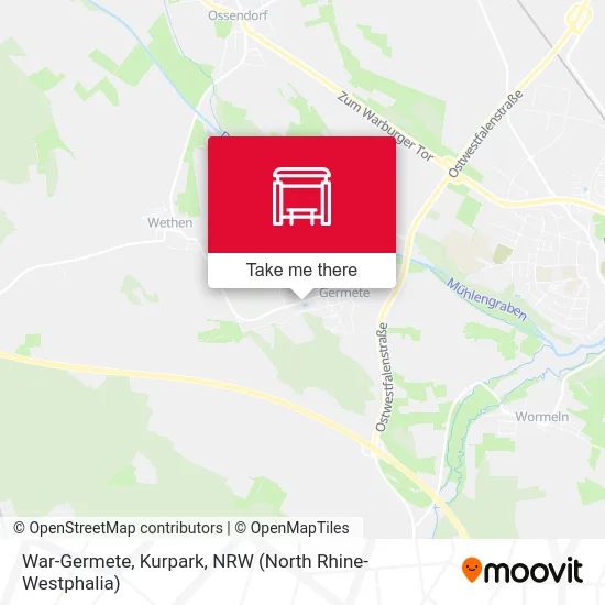 War-Germete, Kurpark map