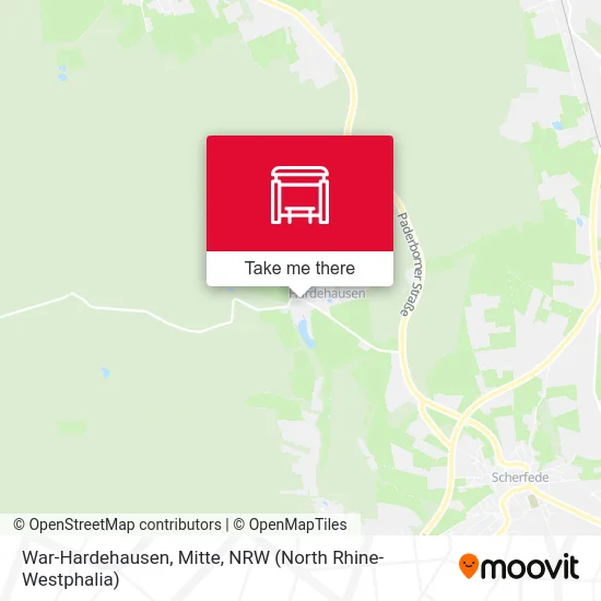 War-Hardehausen, Mitte map