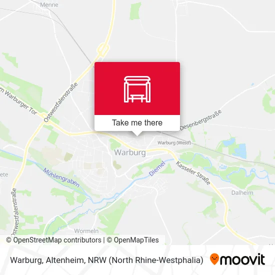 Warburg, Altenheim map
