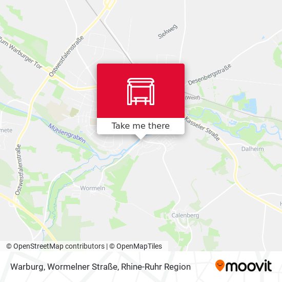 Warburg, Wormelner Straße map