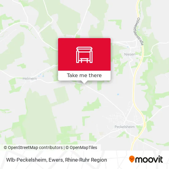 Карта Wlb-Peckelsheim, Ewers