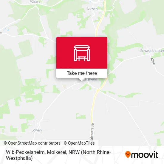 Wlb-Peckelsheim, Molkerei map
