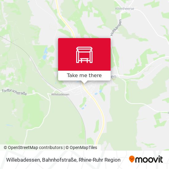 Willebadessen, Bahnhofstraße map