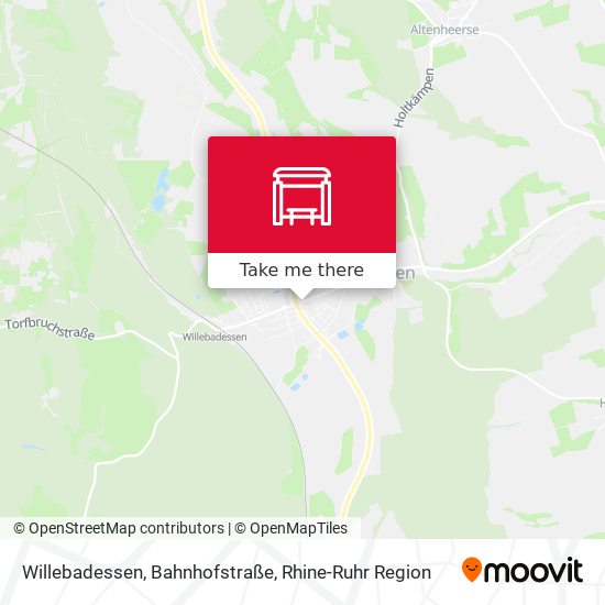 Willebadessen, Bahnhofstraße map