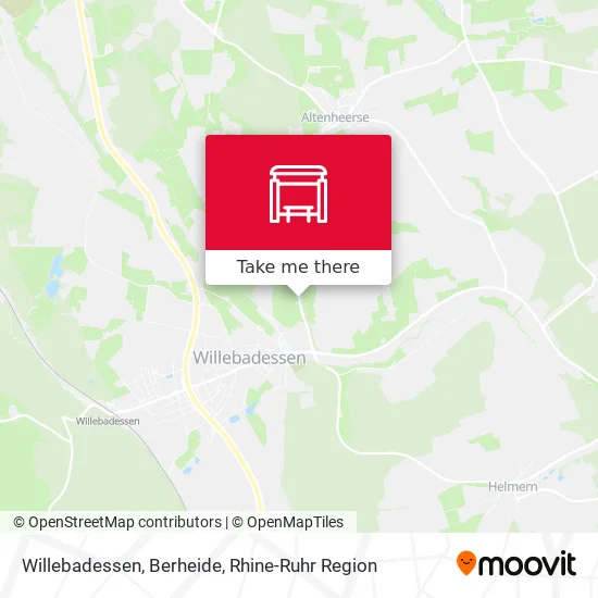 Карта Willebadessen, Berheide