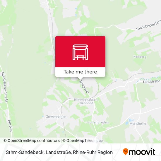 Карта Sthm-Sandebeck, Landstraße