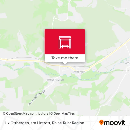 Карта Hx-Ottbergen, am Lintrott