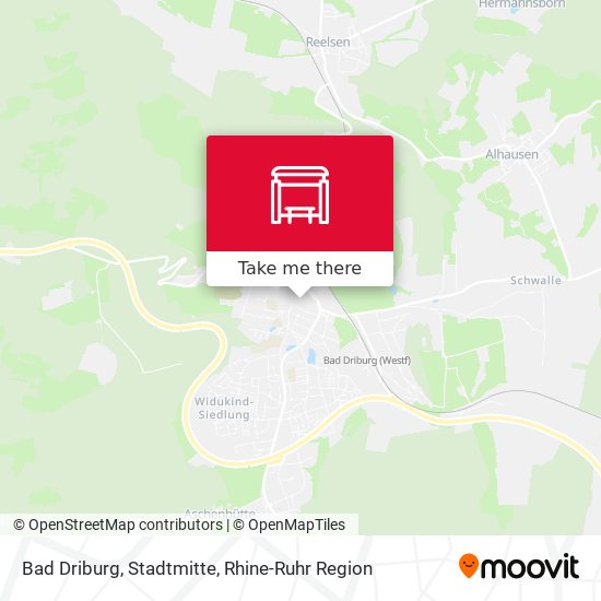 Bad Driburg, Stadtmitte map