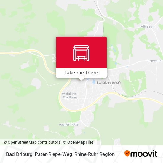Bad Driburg, Pater-Riepe-Weg map