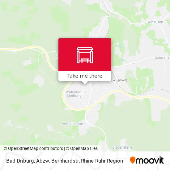 Карта Bad Driburg, Abzw. Bernhardstr