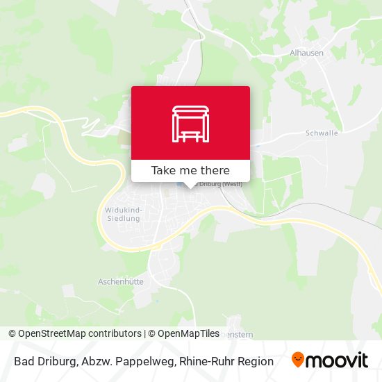 Bad Driburg, Abzw. Pappelweg map