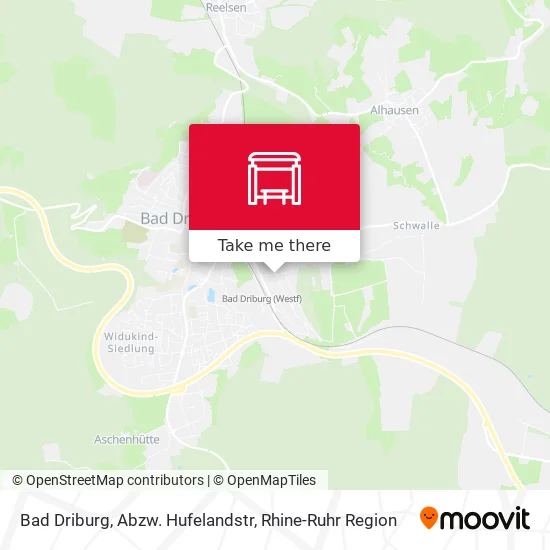 Карта Bad Driburg, Abzw. Hufelandstr