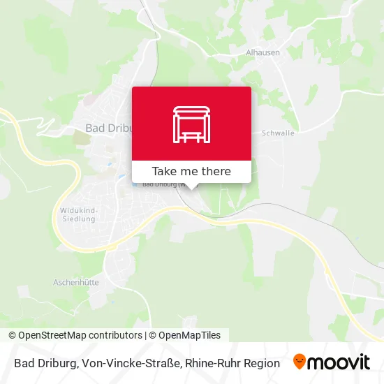 Карта Bad Driburg, Von-Vincke-Straße