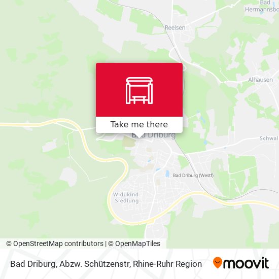 Bad Driburg, Abzw. Schützenstr map