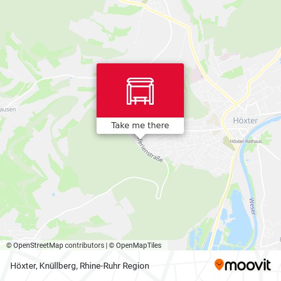 Höxter, Knüllberg map