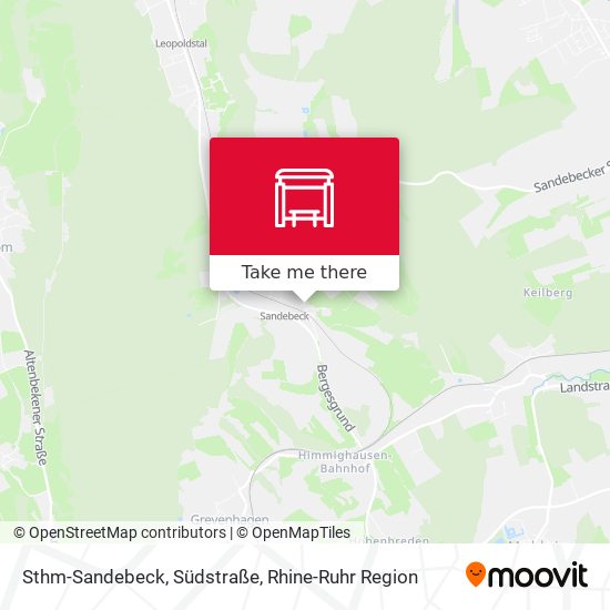 Sthm-Sandebeck, Südstraße map