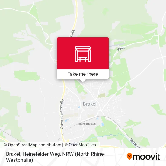 Brakel, Heinefelder Weg map