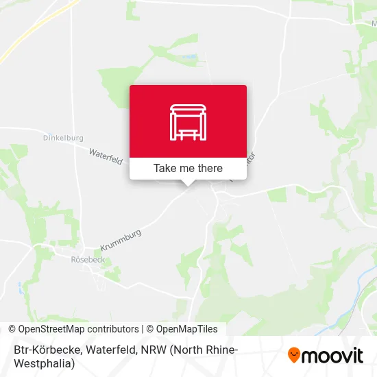 Btr-Körbecke, Waterfeld map