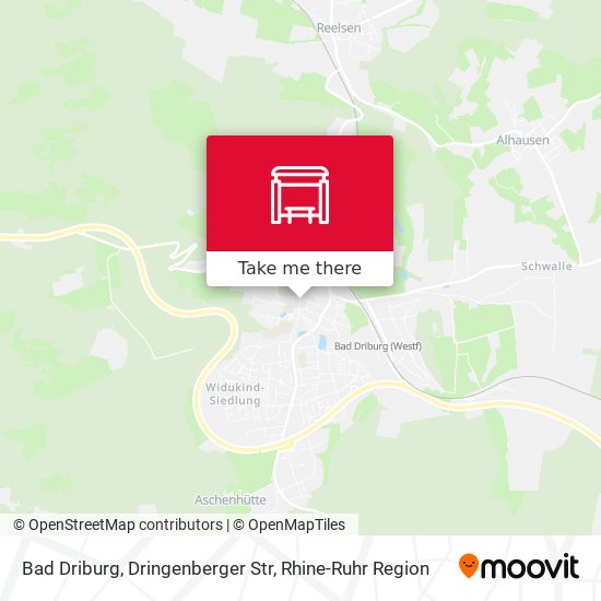 Bad Driburg, Dringenberger Str map