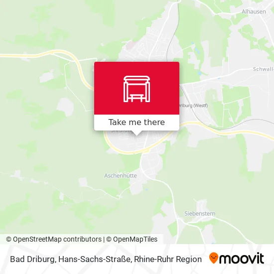 Карта Bad Driburg, Hans-Sachs-Straße