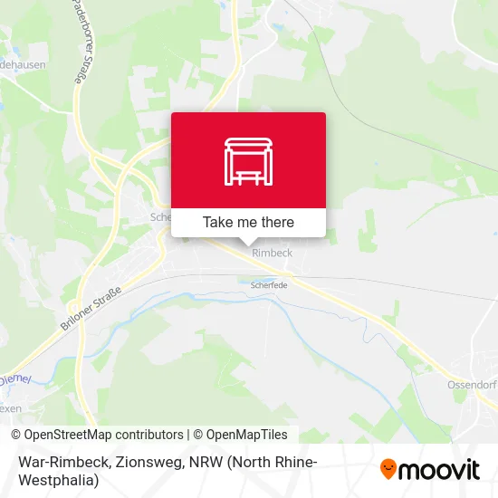 War-Rimbeck, Zionsweg map