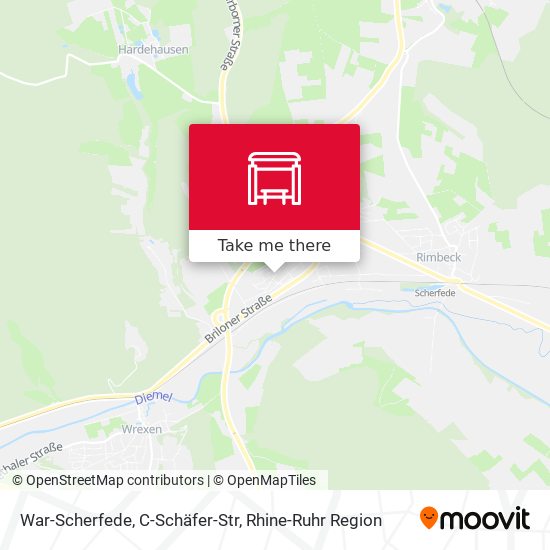 Карта War-Scherfede, C-Schäfer-Str