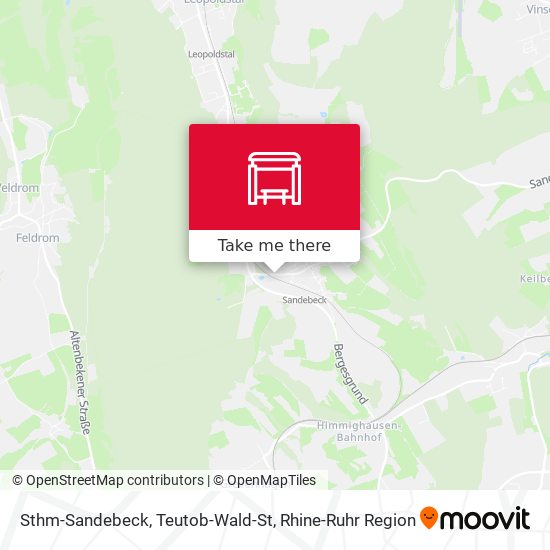 Карта Sthm-Sandebeck, Teutob-Wald-St